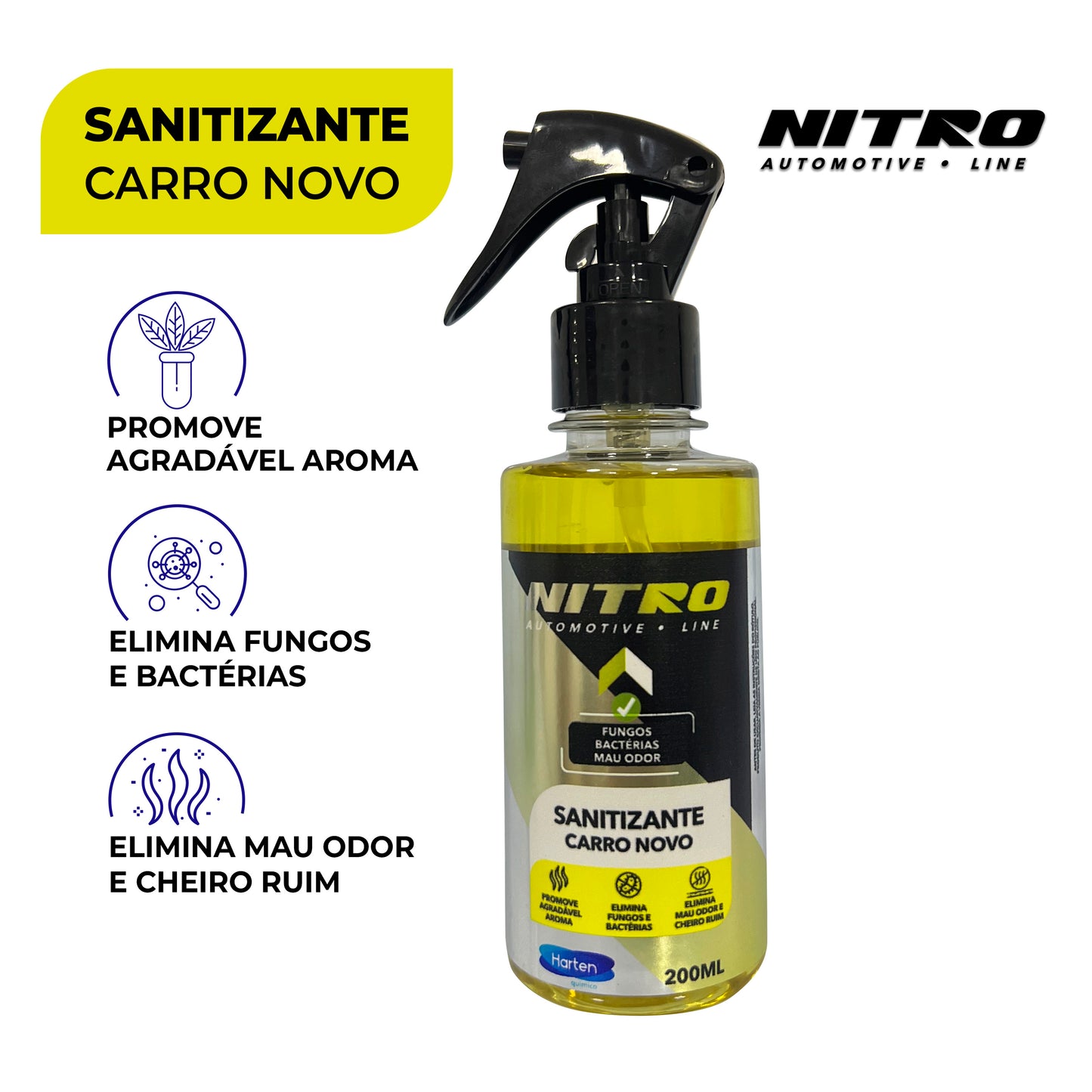 Sanitizante Carro Novo