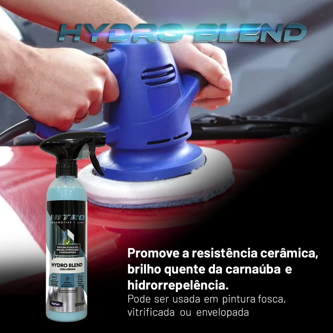 Hydro Blend – Cera Líquida Híbrida com Proteção de Alta Performance