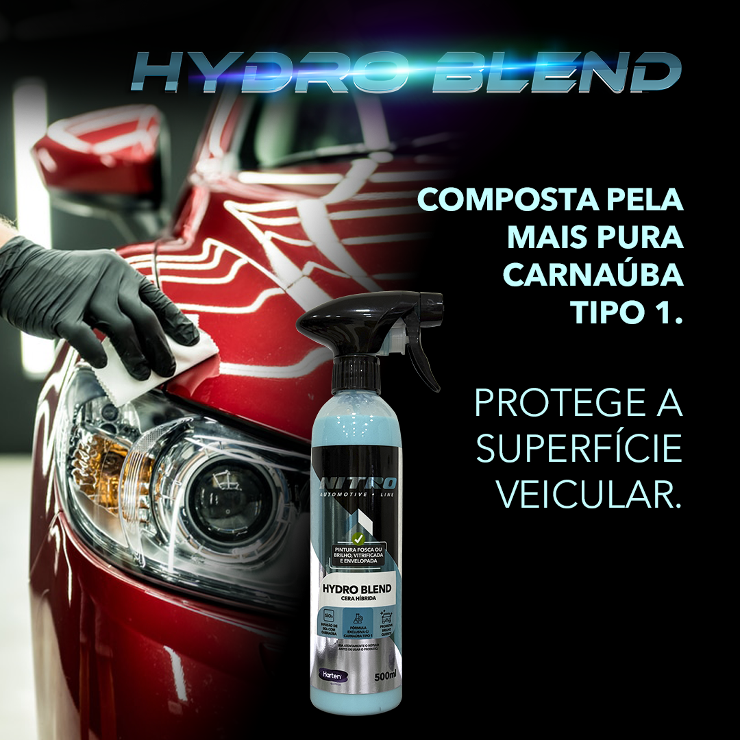Hydro Blend – Cera Líquida Híbrida com Proteção de Alta Performance