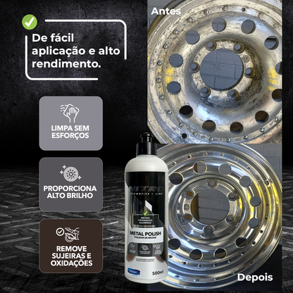 Metal Polish – Brilho Intenso e Proteção para Metais