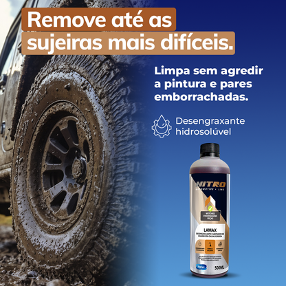 Lamax -Shampoo Desincrustante De Lama E Graxa