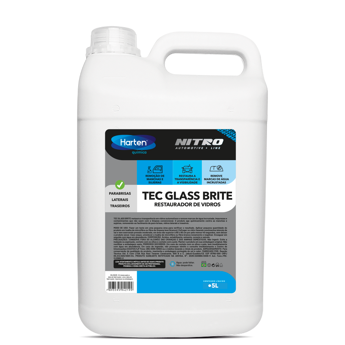 Glass Brite- Restaurador de Vidros